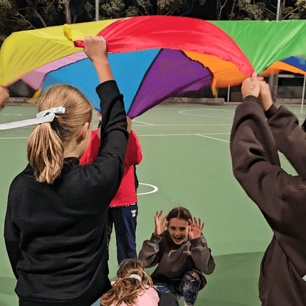 Sensory Support Hand Function Rainbow Parachute for Schools