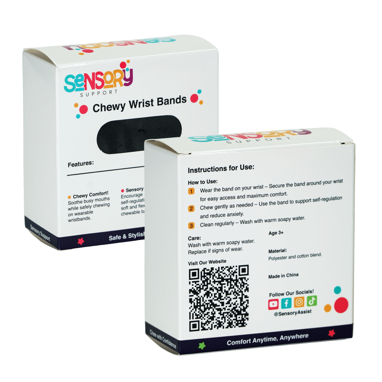 Sensory Support Sensory Bite Band Chewy Wrist Bands